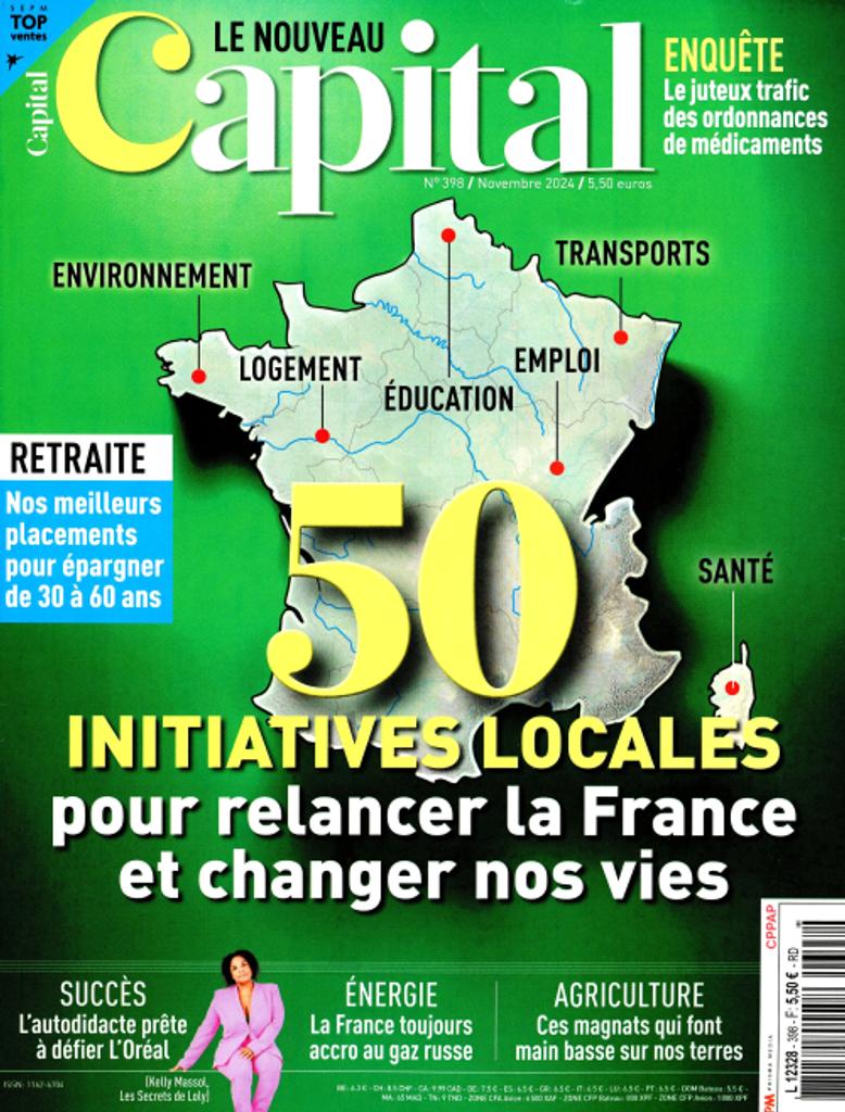 article dans le magazine Capital sur notre société de création, rénovation et protection de sols industriels.